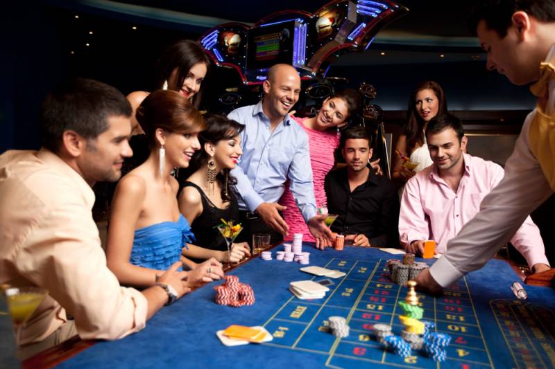 Table de jeu de casino pour soirée privée