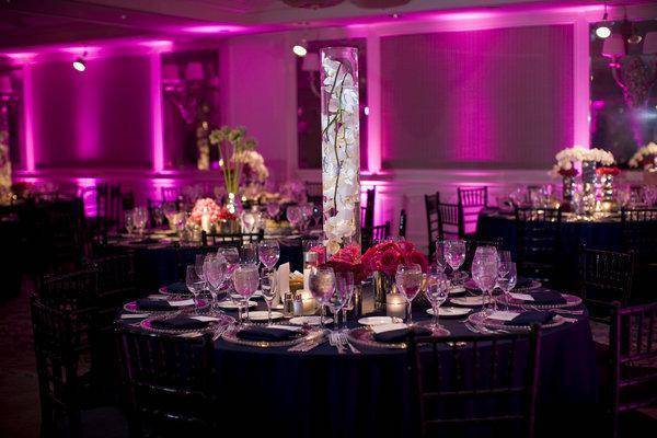 Eclairage architectural intérieur pour événement privé près de Toulon